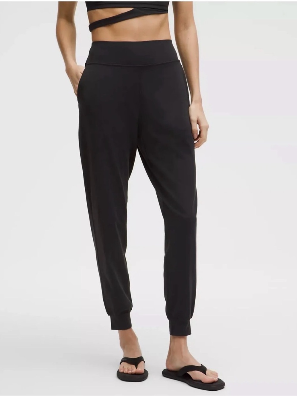 lululemon athletica Black High-Rise Jogger Pants